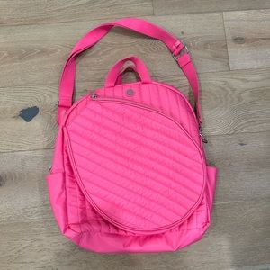 Bright pink Talbots tennis bag, never used! Brand new
